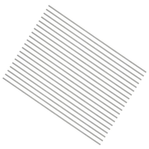 Uxcell Round Metal Rods 1.4mm x 200mm High Speed Steel (HSS) Lathe Bar Stock Tool 20 Pieces