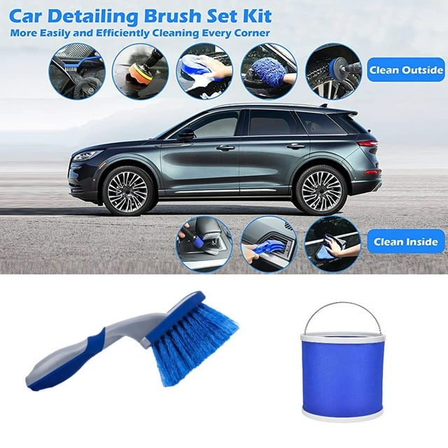 10 Piezas De Herramientas De Limpieza De Lavado De Automovil