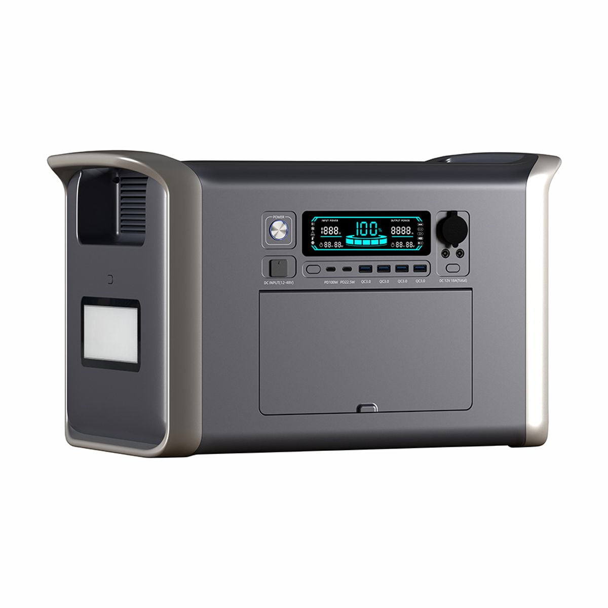 2400W 2kWh portable emergency power supply,110V,Safety battery,mobile office live streaming Cooking Barbecue Fishing Self-driving Traveling Camping Party Wedding Concert