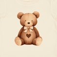 thumbnail image 4 of Inktastic Cute Teddy Bear with Heart Boys or Girls Baby T-Shirt, 4 of 5