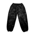 thumbnail image 5 of GBSYEWXS Pants For Little Girls Childred Soft Outdoor Elastic Waist Casual Straight-Leg Sequins Black Trousers Size 4-5 Years, 5 of 9