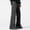 Dark Gray, variant on Men Wide Leg Dress Pants, Solid Straight Split Hem Casual Business Street Long Trousers
