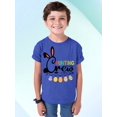 thumbnail image 2 of Hunting Crew Easter Bunny Egg Hunting Christian Event Youth T-shirt, Youth XS, Royal, 2 of 5