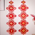 thumbnail image 4 of Household Pendant, Ongmies Chinese New Year Decorations 2025 Chinese Knot Couplets for New Year Decoration Hanging Ornaments Spring Festival Home Door Year of The Decor Chinese Couple, Red2, 4 of 6