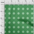 thumbnail image 2 of oneOone Georgette Viscose Green Fabric Polka Dot Fabric For Sewing Printed Craft Fabric By The Yard 42 Inch Wide, 2 of 4
