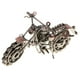 thumbnail image 5 of Escultura de motocicleta retro, modelo de motocicleta, herrería, decoración del hogar Bronce, 5 of 7