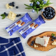 Quest Blueberry Cobbler Crispy Protein Bar, Low Carb, High Protein, 12 Count