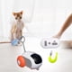 thumbnail image 1 of Juguete automático para gatos, rompecabezas para gatos, Robot, ejercicio de entrenamiento, gatito electrónico recargable, juguete con plumas para gato para uso en interiores y exteriores naranja, 1 of 10