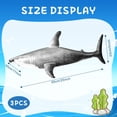 thumbnail image 2 of Juguetes inflables para piscina con tiburones ILEISURELY, 63,5 cm, para niños y adultos, 2 of 7