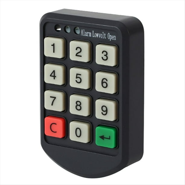 Cerradura Electrónica Inteligente para Puerta de Gabinete con Contraseña, Teclado Digital, Fácil Instalación, Sin Llave, para Gabinetes y Cajones.
