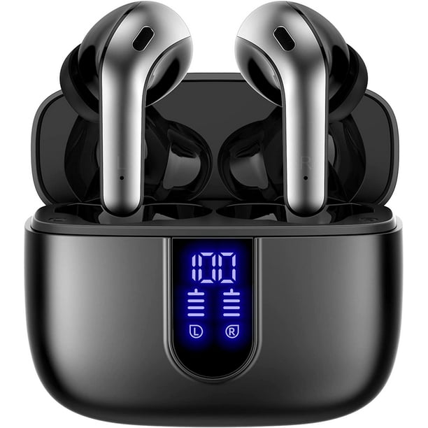 Ritmisch Benodigdheden Hijgend TAGRY Bluetooth Headphones True Wireless Earbuds 60H Playback LED Power  Display Earphones with Wireless Charging Case IPX5 Waterproof in-Ear Earbuds  with Mic for TV Smart Phone Computer Laptop Sports - Walmart.com