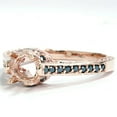 thumbnail image 2 of Pompeii Rose Gold 1/4ct Vintage Black Diamond Ring Setting 14K (Black,AAA), 2 of 3