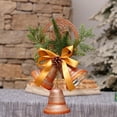 thumbnail image 5 of LanSuare Christmas Metal Jingle Bells, Multicolour Bells with Red Bow Pinecone and Berry Hanging Ornament, Xmas Ornament for Christmas Tree, Holiday Decoration, 5 of 6