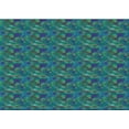 thumbnail image 1 of Ahgly Company Machine Washable Indoor Rectangle Transitional Blue Jay Blue Area Rugs, 3' x 5', 1 of 7