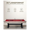 thumbnail image 6 of 7 FT Billiard Tables, Pool Table with 2 Cue Sticks, Billiard Balls, Cues, Cleaning Brush, X-Legs, 84" L x 46.5" W x 32.7" H, 6 of 9