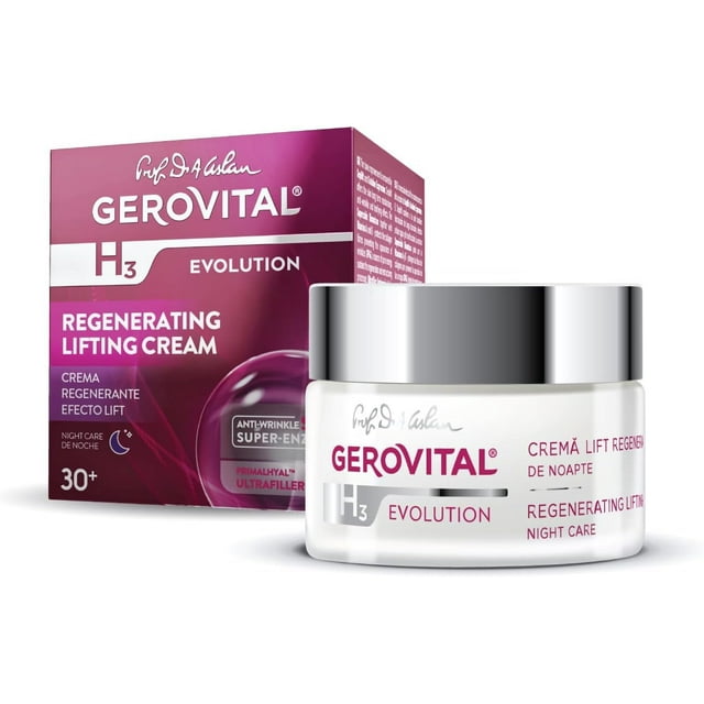 Crema reafirmante regeneradora para cuidado nocturno Gerovital EVOLUTION 50 ml