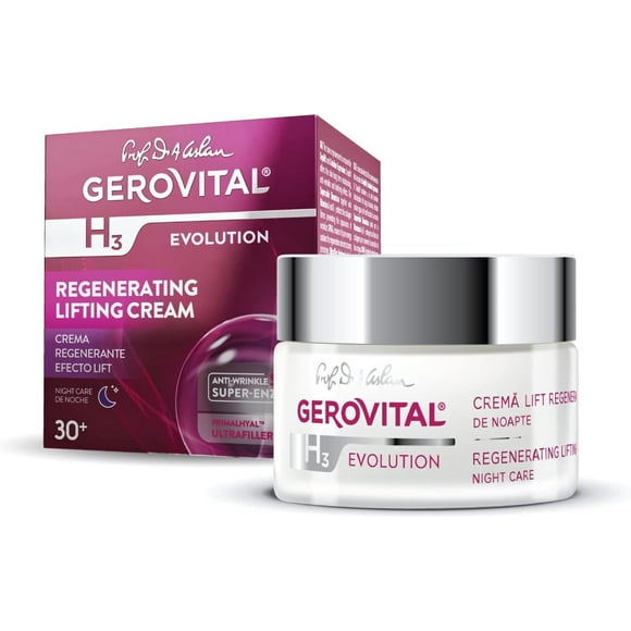 Crema reafirmante regeneradora para cuidado nocturno Gerovital EVOLUTION 50 ml