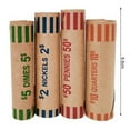 thumbnail image 4 of YAOMOBB Mall Coin Organizer Color Coded Preformed Coin Wrappers Assorted Rolls for Quarters Pennies Banks Retail Stores Coin Exchanges 10Pcs, 4 of 7