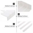 thumbnail image 3 of 52pcs Practical Piano Keytops Piano Replacing Keys Piano Supplies (White), 3 of 7
