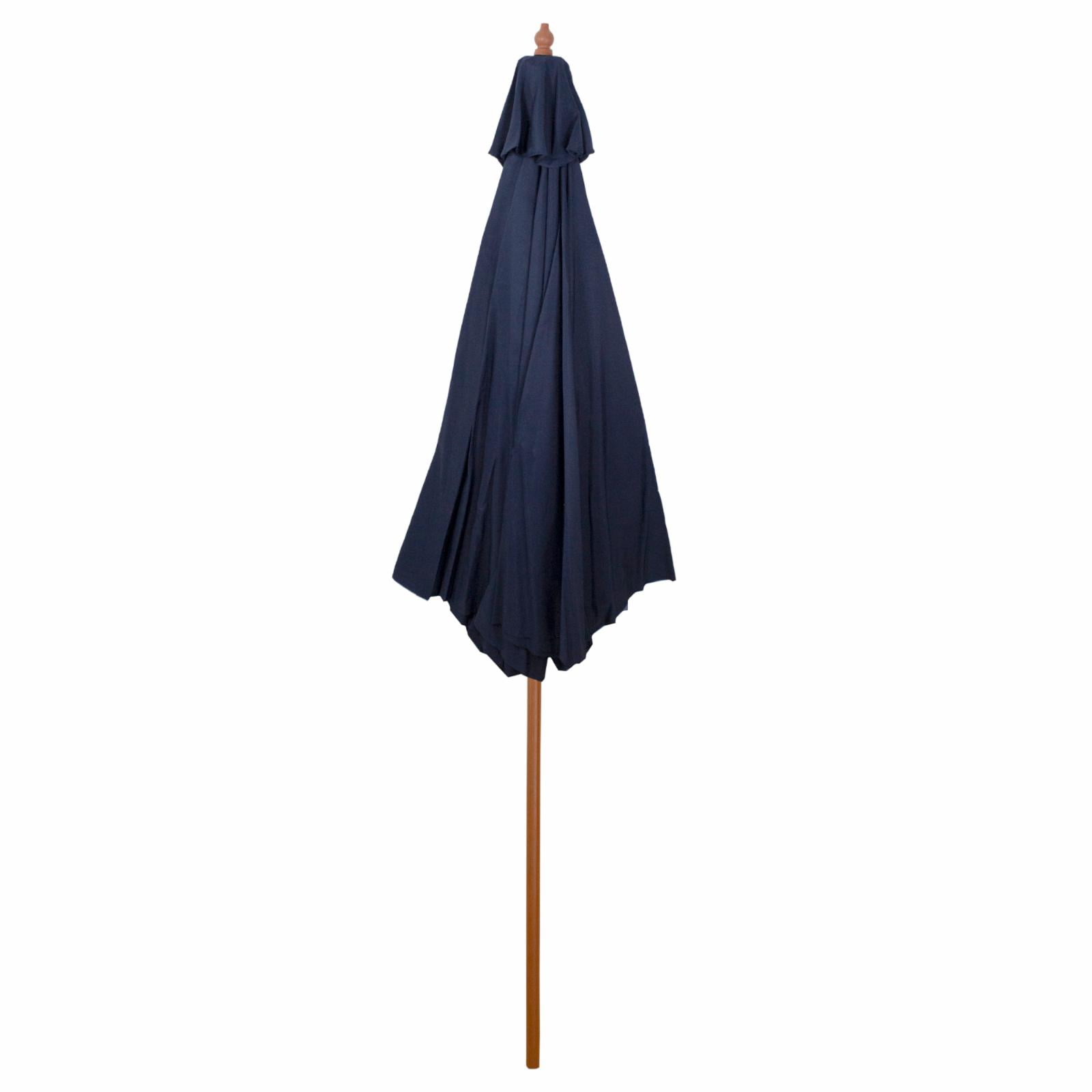 Northlight 9 ft. Outdoor Patio Market Umbrella with Wooden Pole