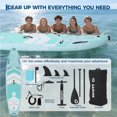 thumbnail image 4 of QinaQin 10'6 Inflatable Upright Paddleboard, Wide and Stable, with a Non-Slip Eva Deck, High Load-Bearing Upright Paddleboard, Three-Fin Control, Includes All Accessories, 4 of 7