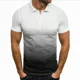 thumbnail image 5 of Camisa De Hombre Camiseta Deportiva Solapa Manga Degradado, 5 of 8