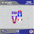 thumbnail image 2 of Kalair GFX Graphics Kit for Yamaha YZ85 (2002-2014) Evader Series, 2 of 5