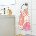 thumbnail image 3 of Yayeee 100% Cotton Hand Towels for Bathroom 16" x 28" Soft Absorbent Kitchen Towel, Orange Grapefruit Slices, 3 of 7