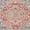 Ivory/Red, variant on SAFAVIEH Kenitra Flowers Floral Bordered Polyester Area Rug, Ivory/Red, 4' x 6'
