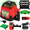 Red-Green Beam, variant on PEIXU Rotating Laser Level, 360° Laser Level Machine with a Laser Detector and a Pair of Eyeglasses, Red Cross Line Laser Leveler Self Leveling, 500m Scanning Measurement Tools