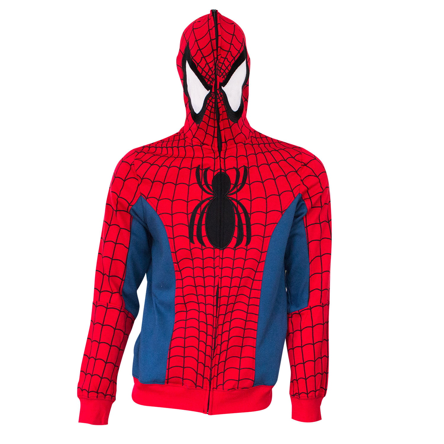 Spiderman Full Zip Costume Hoodie - Walmart.com