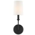 thumbnail image 3 of One Light Wall Sconce In Minimalist Style 4.75 Inches Wide By 15.75 Inches High-Polished Nickel Finish Crystorama Lighting 2241-Pn, 3 of 9