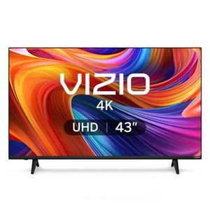 VIZIO 43inch Flat Screen Television, 4K UHD 3840 X 2160, Full-Array LED, Smart Wi-Fi HD