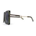 thumbnail image 3 of Womens Luxury Designer Square Butterfly Chic Sunglasses Green Black, 3 of 4