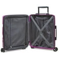 thumbnail image 5 of Dejuno Lumos Hardside 3-Piece Expandable Spinner Luggage Set - Black, 5 of 7