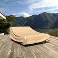 thumbnail image 3 of Budge Double Chaise Beige Patio Chaise Cover, Sedona, 3 of 11