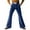 Blue, variant on Men's Vintage 60s 70s Bell Bottom Pants, Classic Comfort Flared Jeans Retro Disco Outfits for Theme Parties and Events (Without Belt),Blue,L