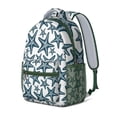 thumbnail image 2 of Summer Waterproof Backpack for College Students - Lightweight Daypack with Starfish & Sand Design, Spinal Support, 2 of 6