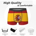 thumbnail image 2 of SEVEBJ Spain Flag Spanish Man Boxer Briefs Knickers Elastic Underpants Breathable Trunks, 2 of 6