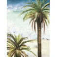 thumbnail image 2 of Pinto, Patricia 12x14 Gold Ornate Wood Framed with Double Matting Museum Art Print Titled - Coastal Palms I, 2 of 4