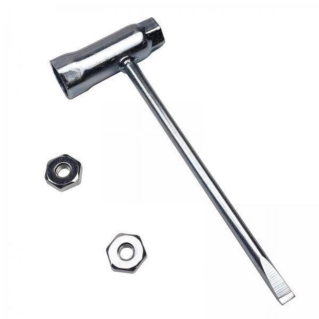 5x Llave de Motosierra de Repuesto Llave de Motosierra T Llave Herramienta con Tuercas de Barra para 5 piezas