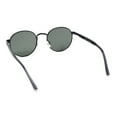 thumbnail image 4 of Round Victorian Metal Engraved Rim Hipster Boho Fashion Sunglasses Black - Green, 4 of 4