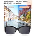 thumbnail image 5 of Polarized Sunglasses for Women with Wrap Around Butterfly Design, Trendy Jackie-O Style for UV400 Protection, 5 of 6