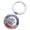 A, variant on 250th Anniversary Stainless Steel Keychain, 1.5 Inch Circular Charm with Stars, USA Patriotic Souvenir Key Ring for Memorial, 1 Pc