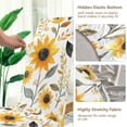 thumbnail image 5 of Yayeee 2 Pack Dining Chair Covers Stretch Parson Chairs Slipcovers Seat Protector, White Watercolor Sunflowers, 5 of 6