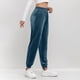 thumbnail image 5 of Karight Women's Velour Pants Soft Velvet Straight Leg Sweatpants Elastic Waist Warm Lounge Pant with Pockets, 5 of 5