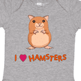 thumbnail image 4 of Inktastic I Love Hamsters Boys or Girls Baby Bodysuit, 4 of 5
