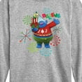 thumbnail image 3 of Trolls Movie - Christmas - Believe - Biggie - Toddler And Youth Long Sleeve Graphic T-Shirt, 3 of 5