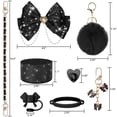 thumbnail image 3 of AGCAN Black Stanley Cup Accessories Set, 8Pcs Decorations for Stanley, Includes Water Bottle Handle Strap, Heart Charms, Straw Cover and All Stanley Essentials for 40oz & 30oz Tumbler, 3 of 8