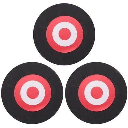 3Pcs 25 x 3cm Archery Eva Foam Target Self Healing Bow Moving Hunting Practice Black+Red
